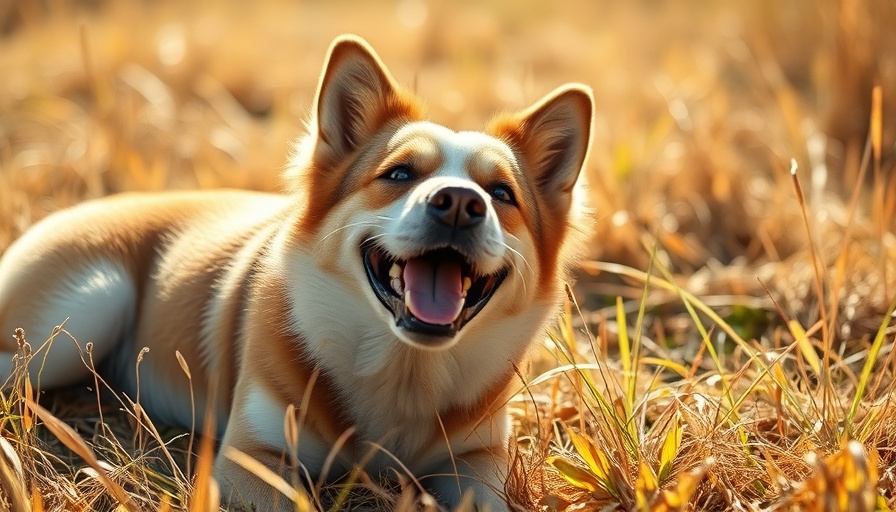 Joyful dog relaxing in the sun, how to stop your dog from barking