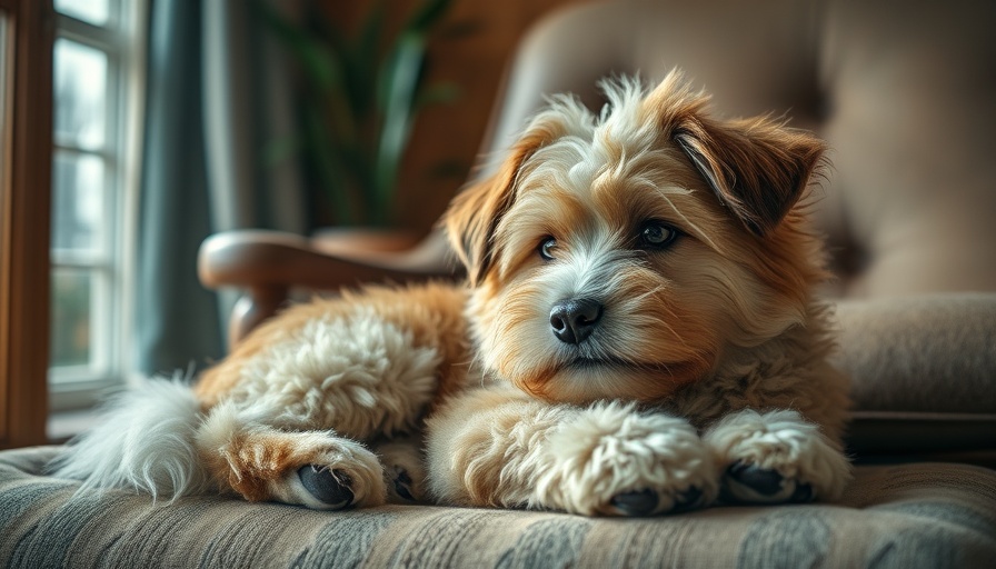 Dogs of the Week Winners adorable dog resting indoors.