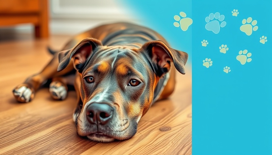 Dogs of the Week Contest Winners - brindle dog and digital design.