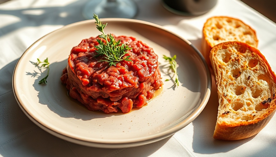 Gourmet tartare dish at Florida Michelin Guide new restaurants.