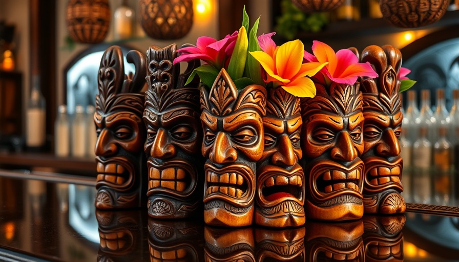 Tiki mugs at best cocktail bars in Orlando