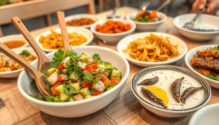 Best Miami Restaurants for Small Groups: delicious shared dishes on a wooden table.