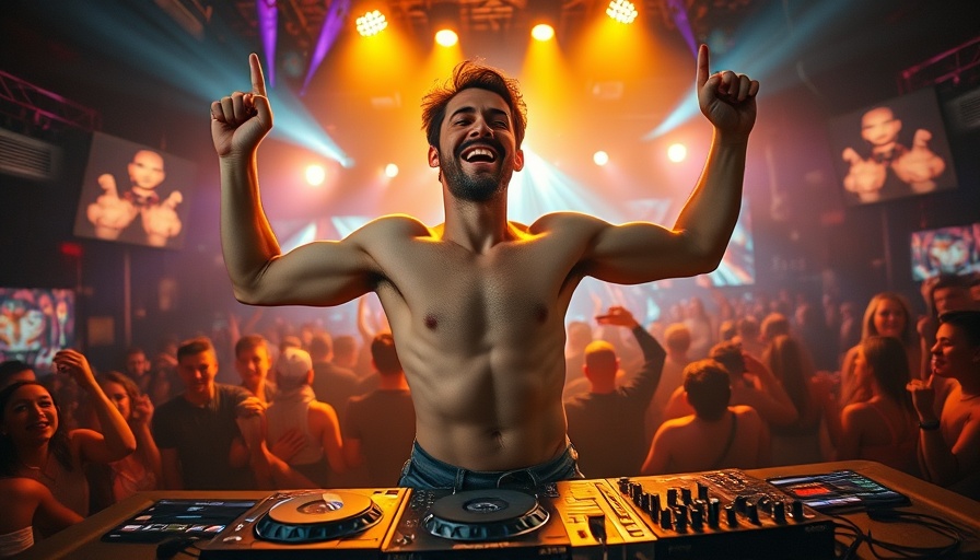 Steve Aoki LIV performance in a vibrant nightclub.