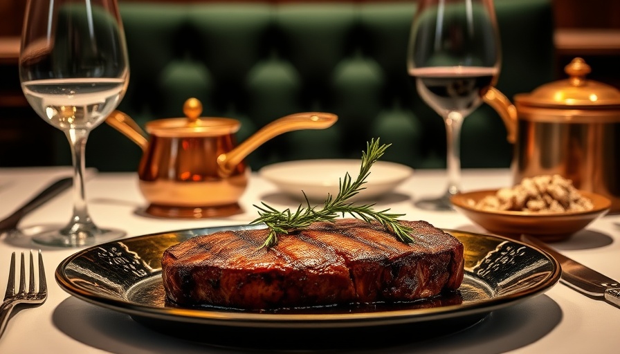 Steakhouse opening in Coral Gables with gourmet steak and wine.