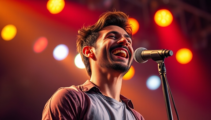 Coldplay Unity Concert Miami: vibrant singer performing
