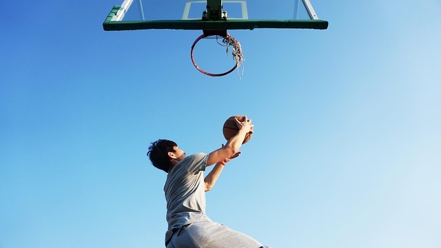 Exciting San Antonio sports events in a lively basketball arena.