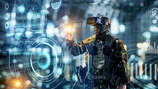 Veterans engaging in community gaming.