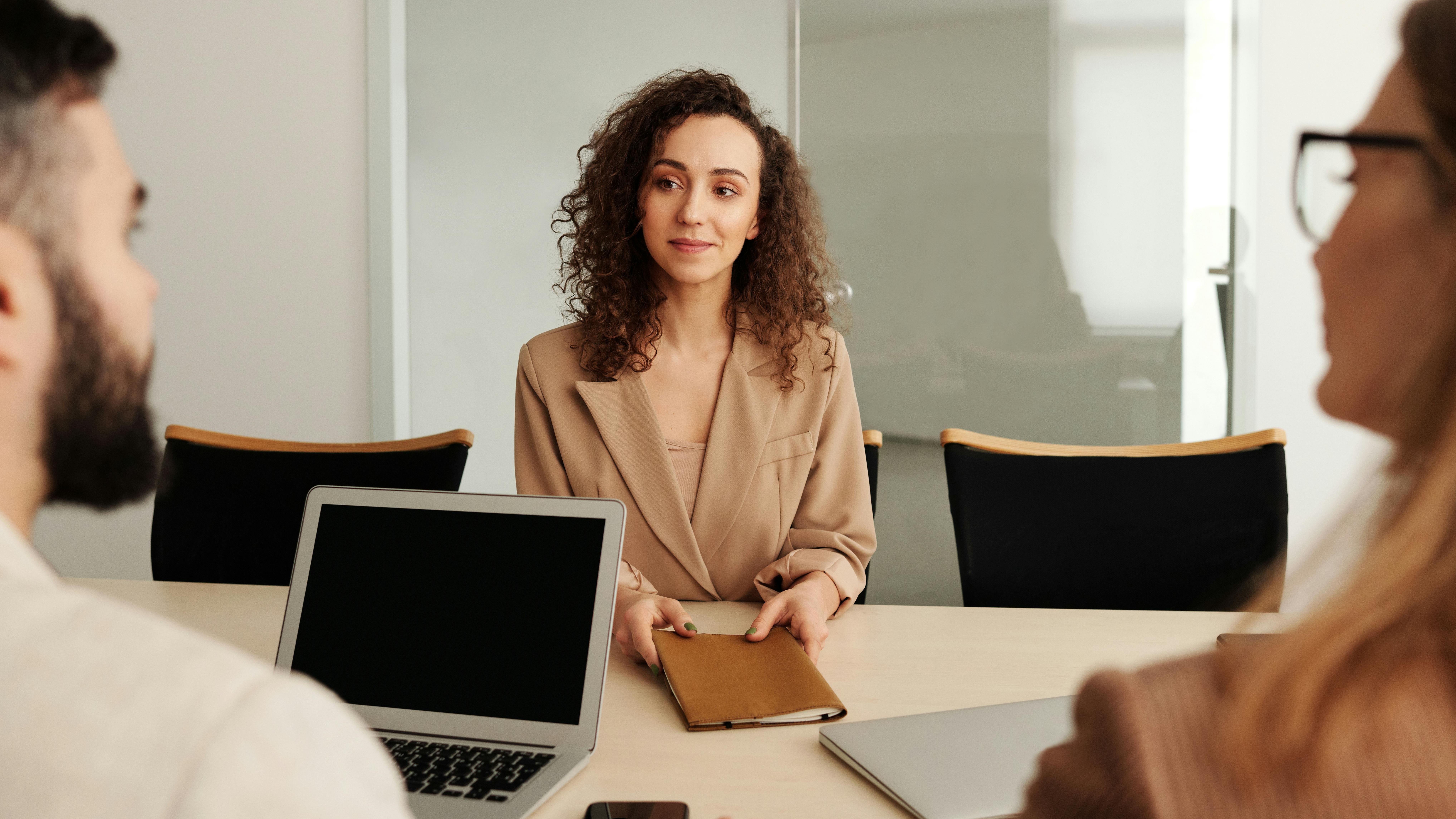 HR tech opportunities depicted with a tablet and network connections.