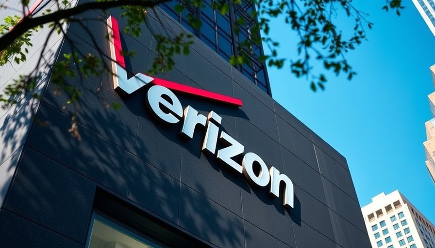 Verizon logo on building related to anti-Black slur legal ruling
