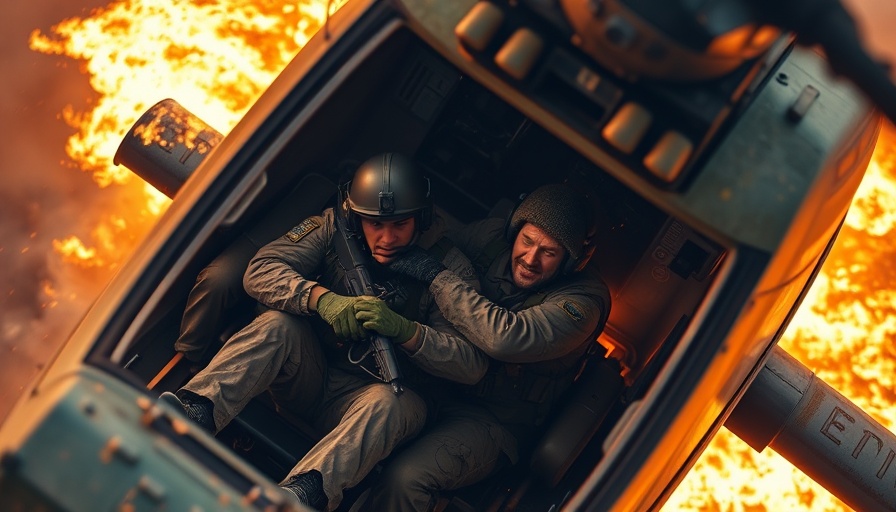 Battlefield 6 packet loss and rubberbanding issues depicted in intense helicopter scene.