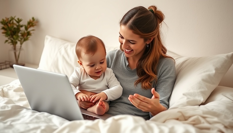 Mother and baby in a cozy setting exploring affordable baby registry swaps.