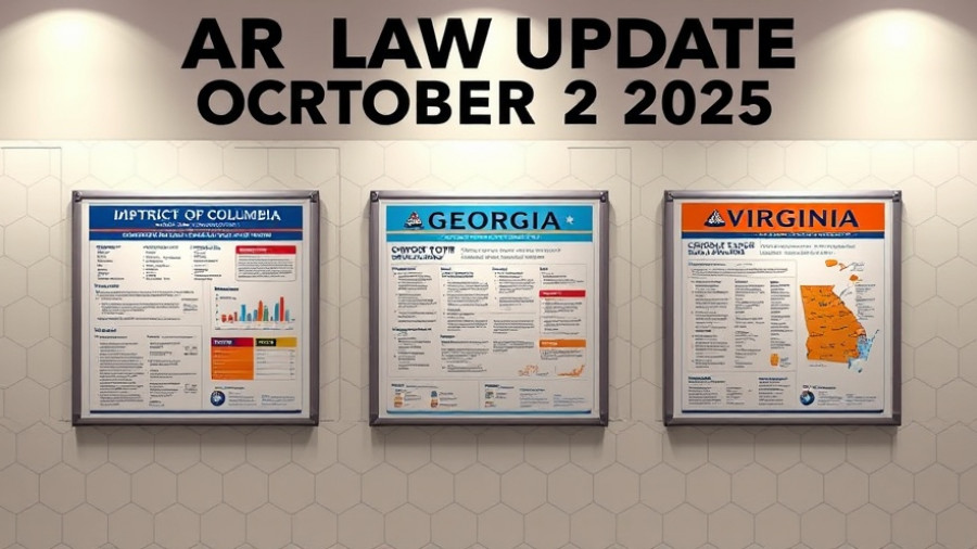 Labor law updates October 2025 posters for DC, Georgia, Virginia