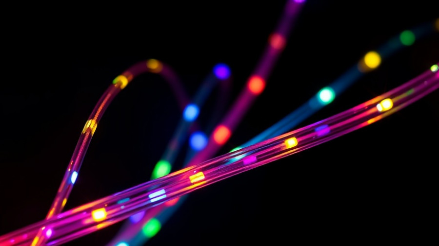 Shimmering fiber optic cables for Golden Valley Fiber Internet Installation 2026.