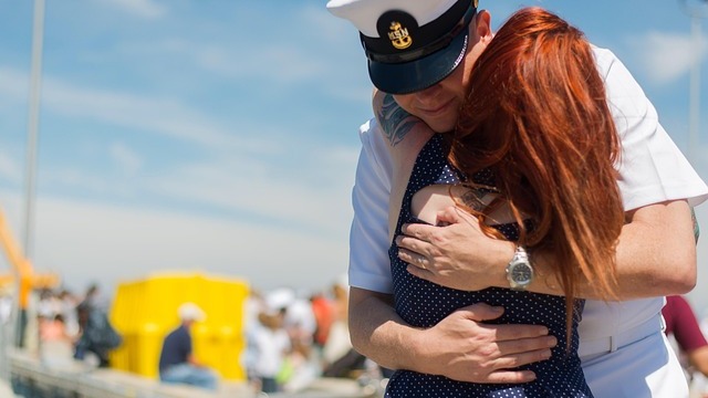 Emotional reunion during preparing for deployment spiral