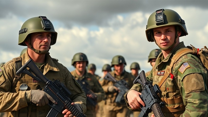 American troops exemplifying battle tested leadership and mental wellness in military.
