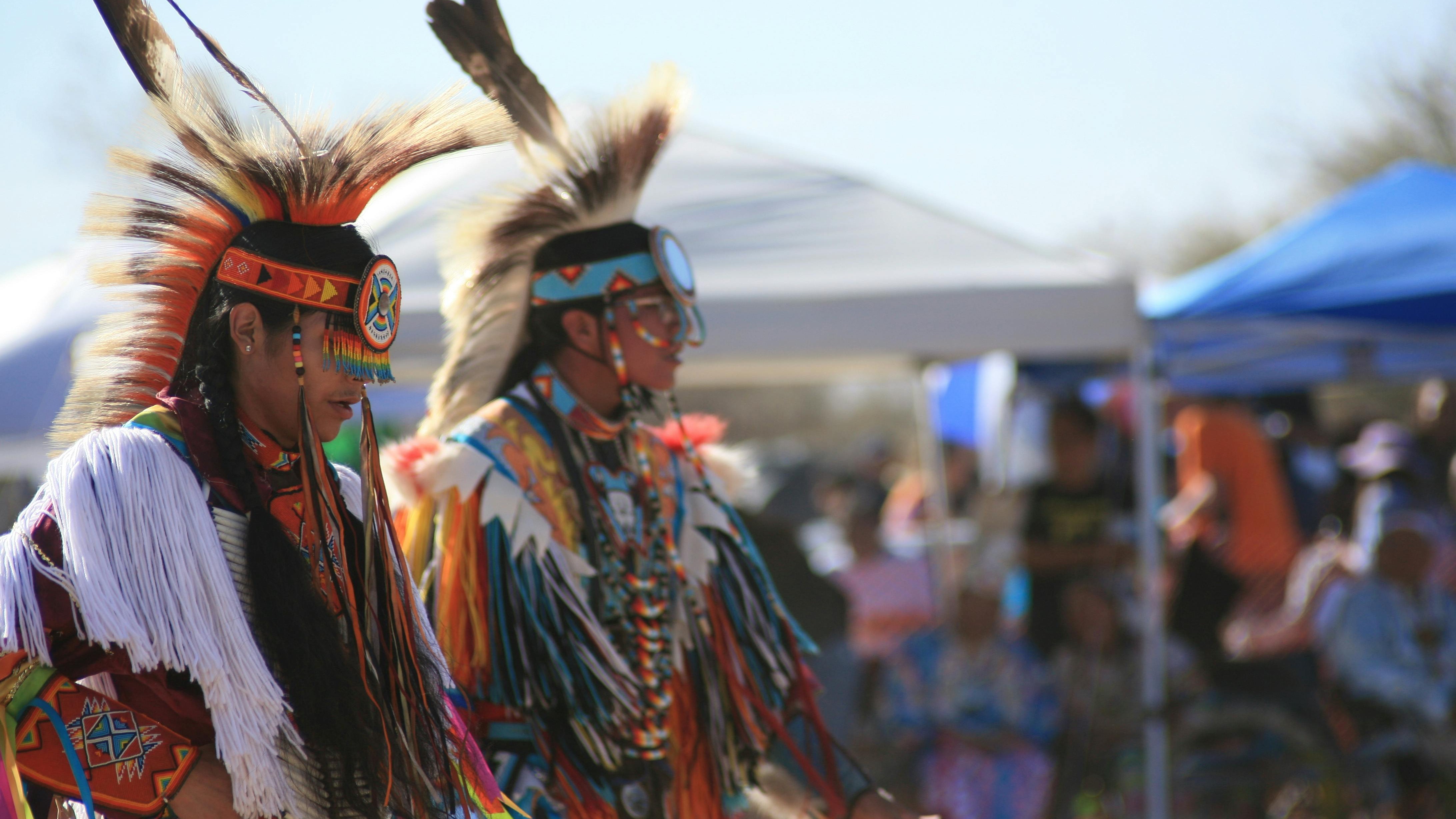 Colorful film reel logo for Native American Film Series San Antonio.
