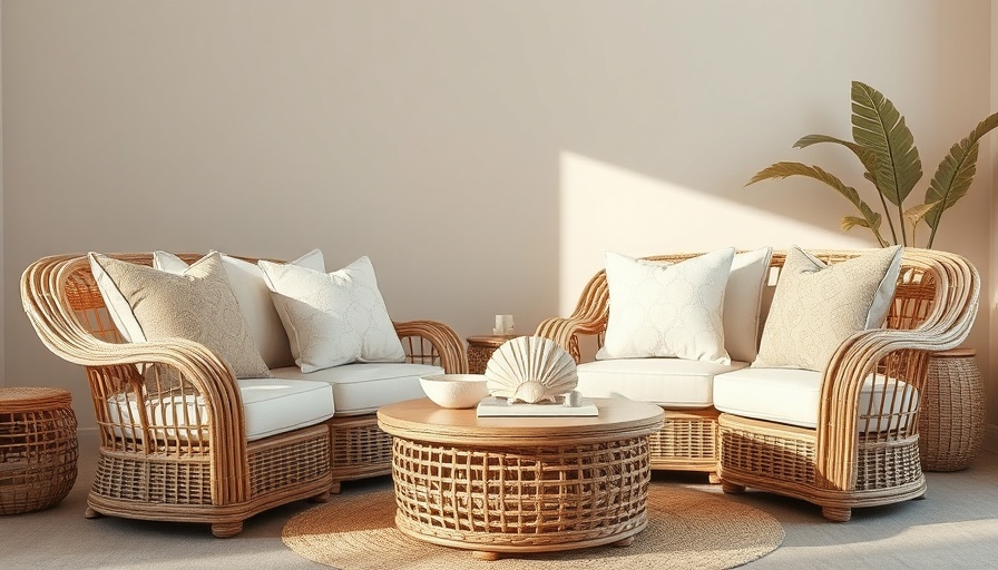 Amazon Finds for Home Fashion: Coastal decor with wicker and shell elements.