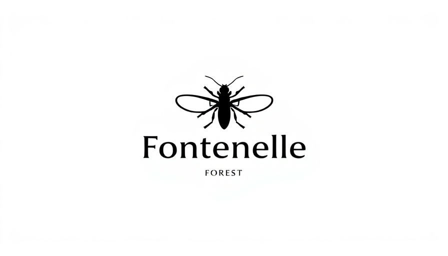 Fontenelle Forest logo with insect silhouette in City Nature Challenge event.
