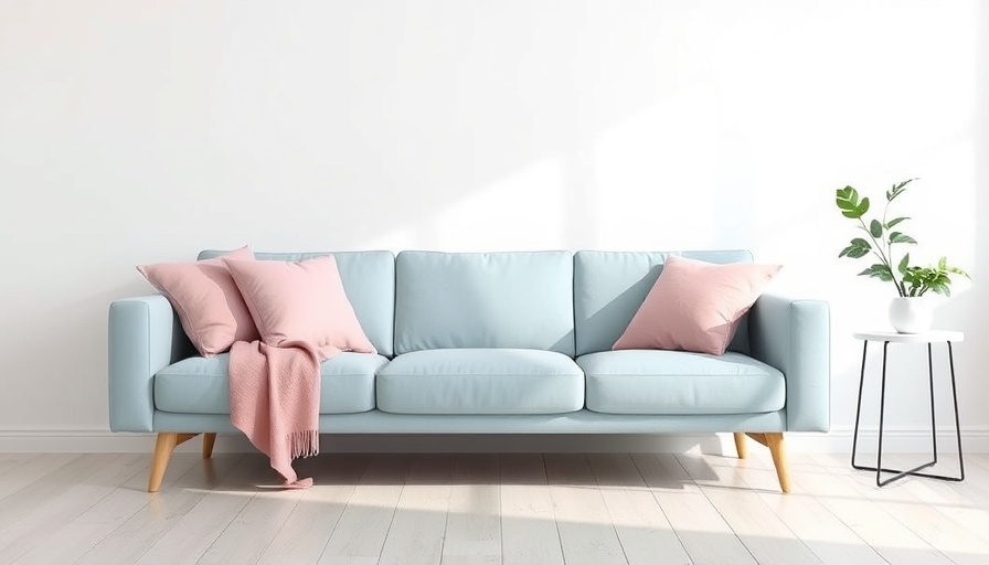 Modern living room preparing for storm season, Omaha home decor.