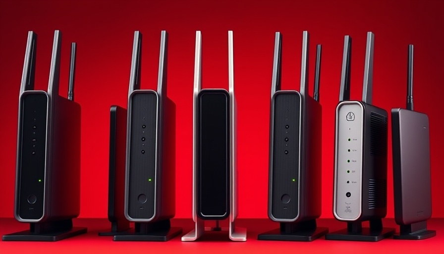 Modern modem-router combos against a vivid red backdrop, Best Modem-Router Combos.