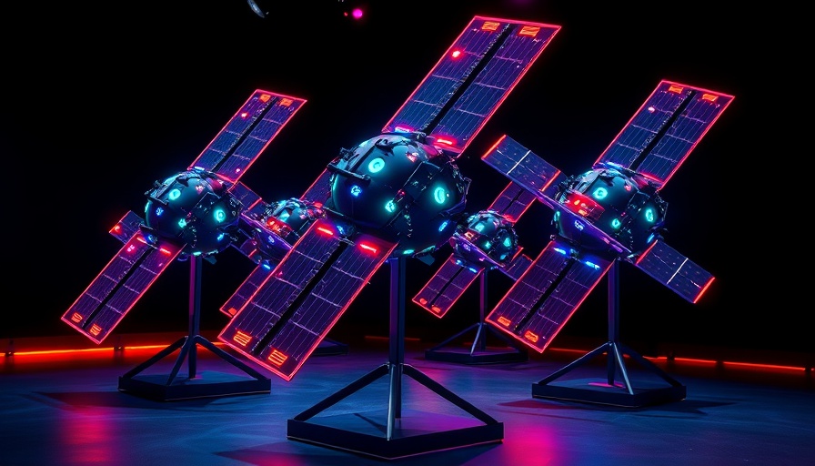 Starlink Internet Review: Futuristic satellite display.
