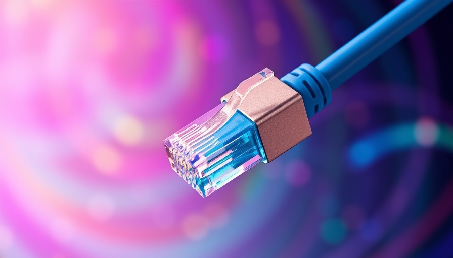 Upgrade Your Smart TV with Ethernet: Vibrant blue Ethernet cable.
