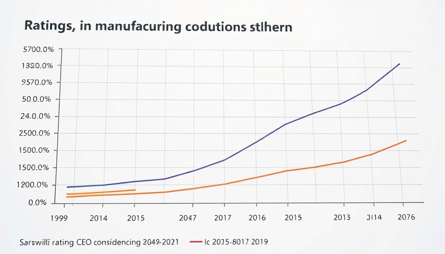 Manufacturing CEO confidence index trends over time with optimism levels.