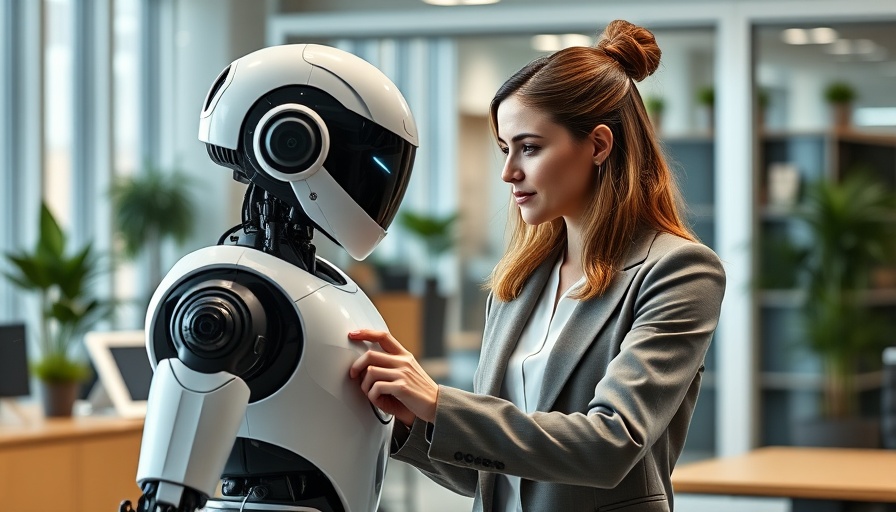 AI integration challenges in an office with human-robot collaboration.