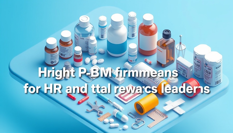 PBM Reform 2025: Illustration with medication and text on healthcare impact.