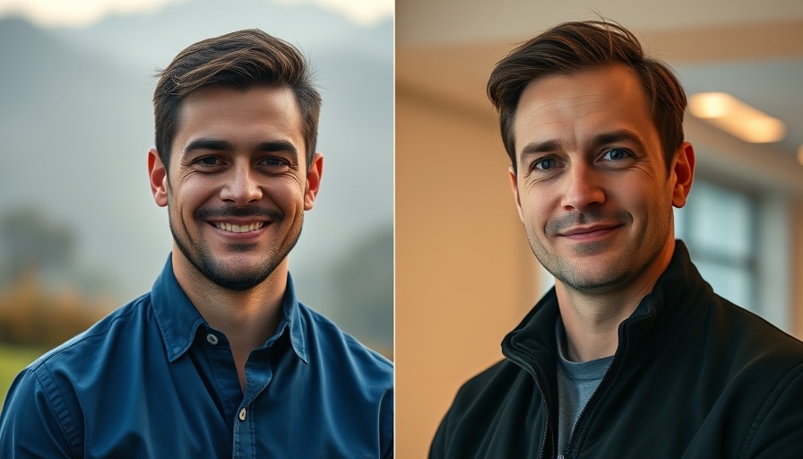Professional men in various settings highlighting AI agent operations in the workplace