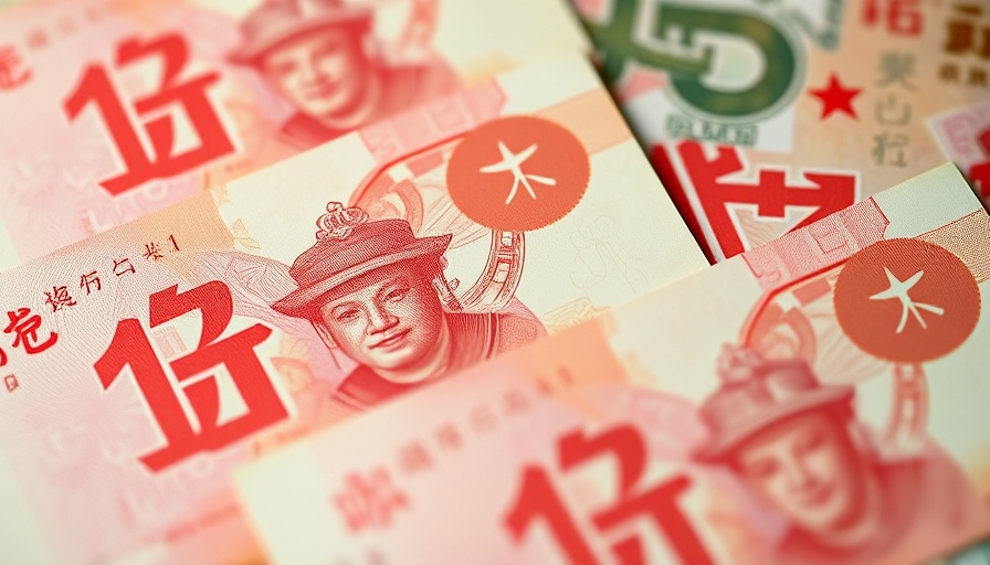 Close-up of Chinese yuan notes, Asian currencies economic outlook.