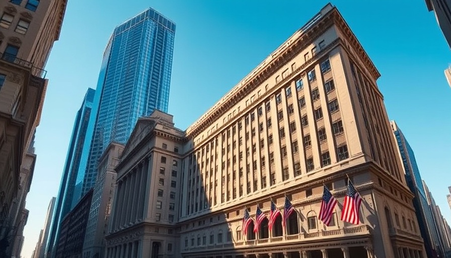 Voyager Technologies IPO image of financial district skyscrapers.