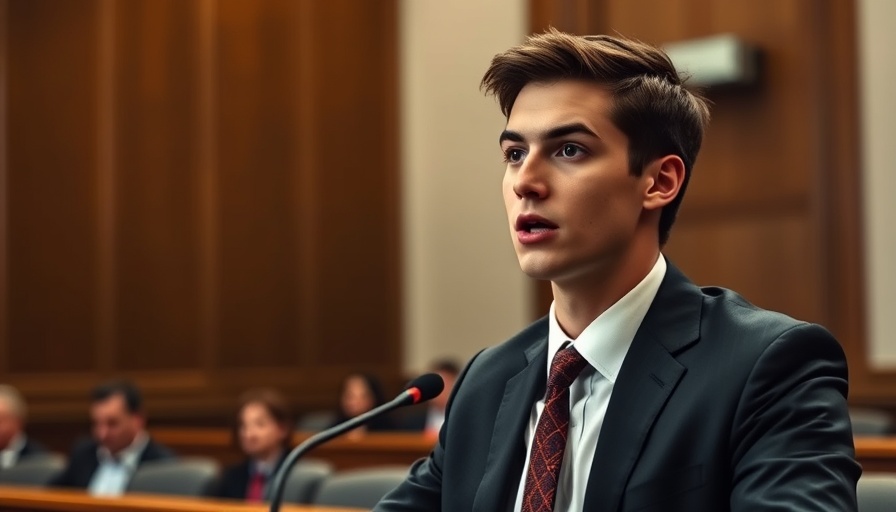 Professional discussion on AI in the workplace at a formal hearing.