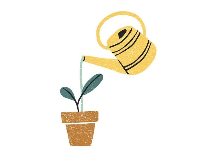 Text 'Grit & Growth' over African landscape, Stanford Business logo.