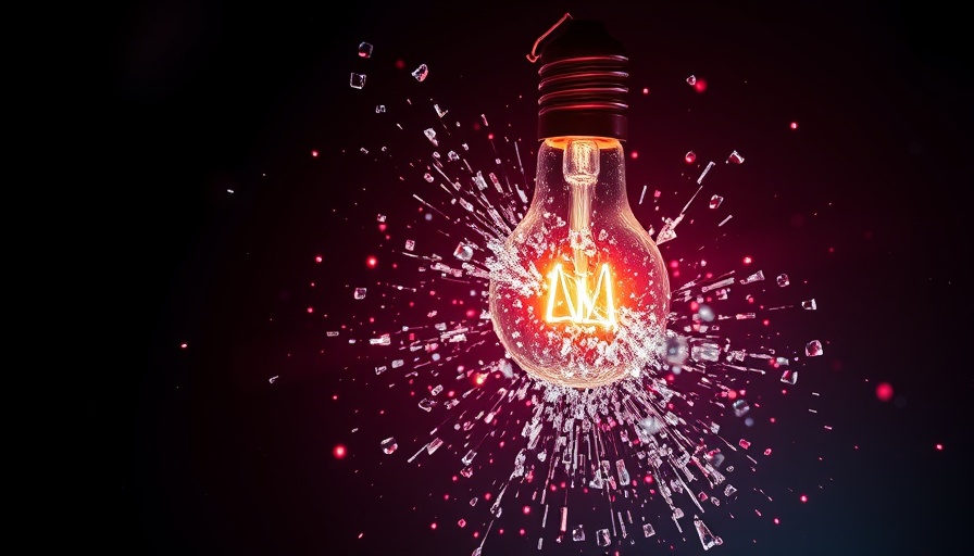 Exploding light bulb representing internal innovation teams.