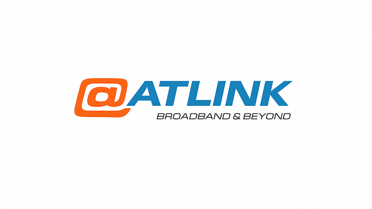 AtLink Services community ties in Ada Oklahoma with flags waving.