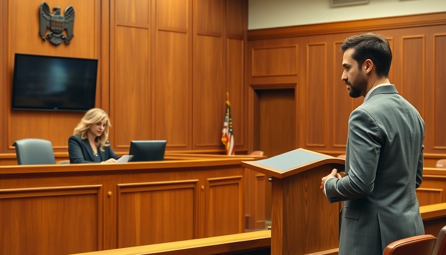 Courtroom scene from Jackson Kradle homicide case with participants engaged.