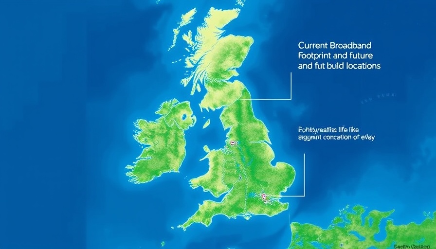 UK broadband ISP map showing Nexfibre expansion areas