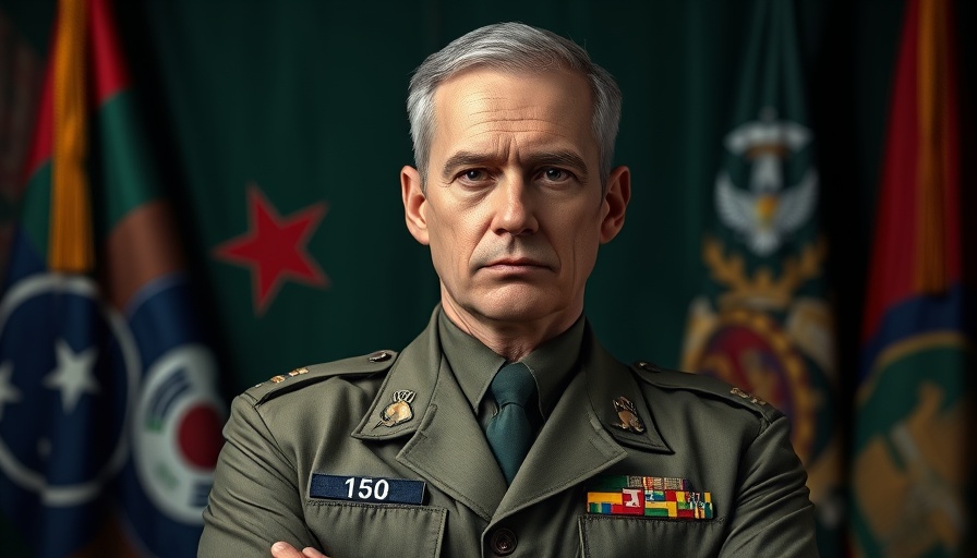 Podcast promotion featuring military leadership and courage.