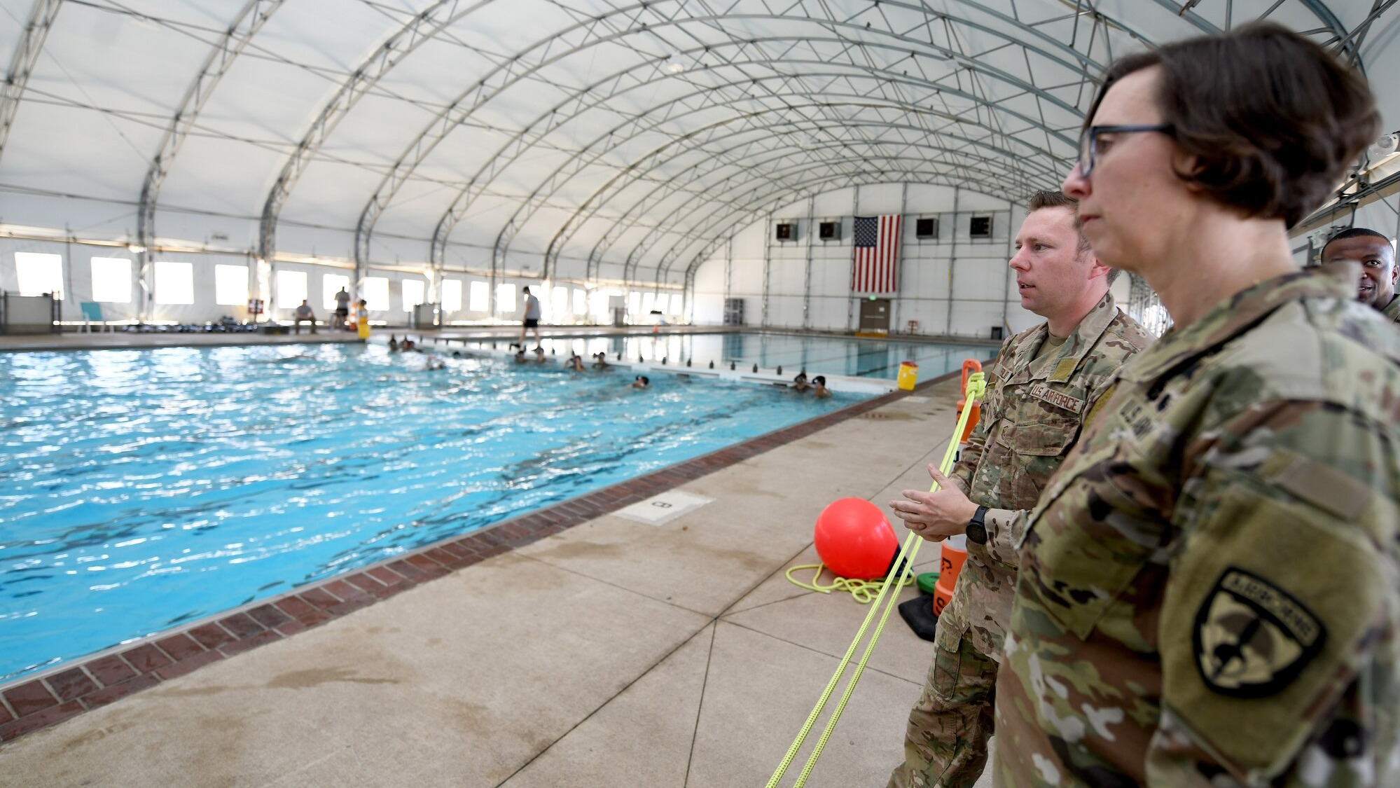Podcast promotion featuring military leadership and courage.