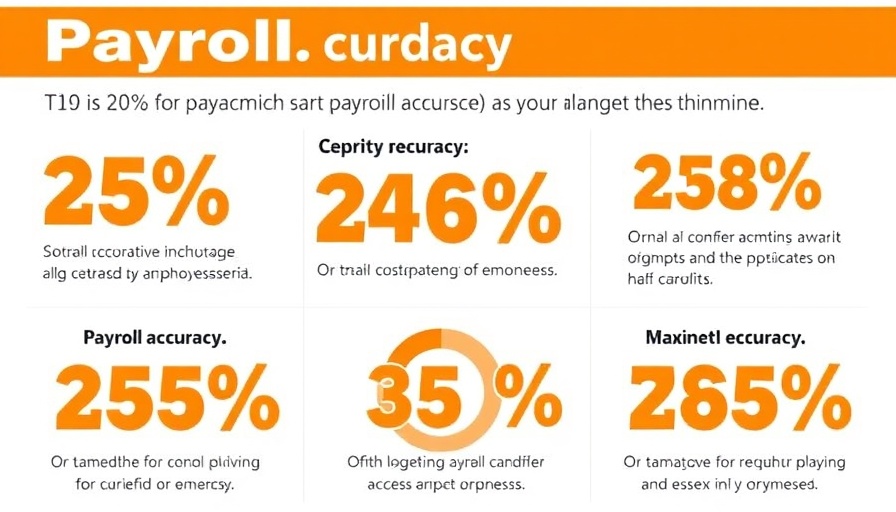Infographic on payroll accuracy and employee engagement concerns