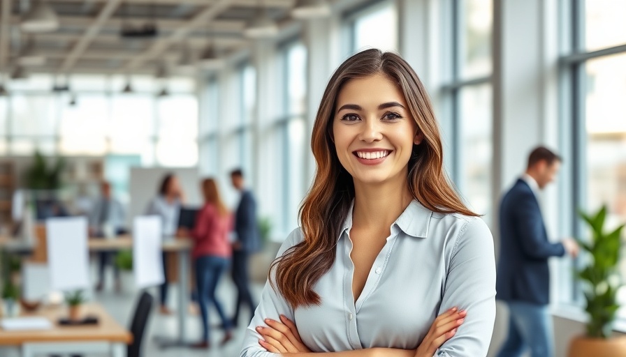 Professional woman in office, HR technology insights.