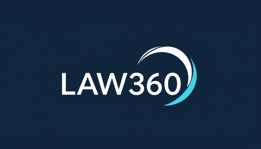 LAW360 logo against a blue background.