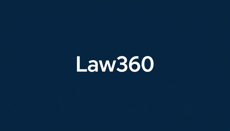 Law360 logo featuring dark blue and white design.