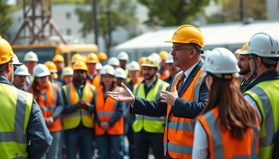 HR compliance fall prevention event at construction safety week.