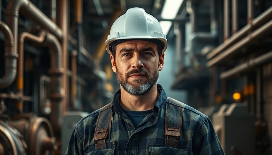 Why choose apprenticeship: Confident mature man in industrial setting.