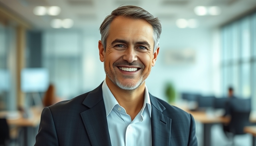 BRG leadership updates with a smiling man in a suit.