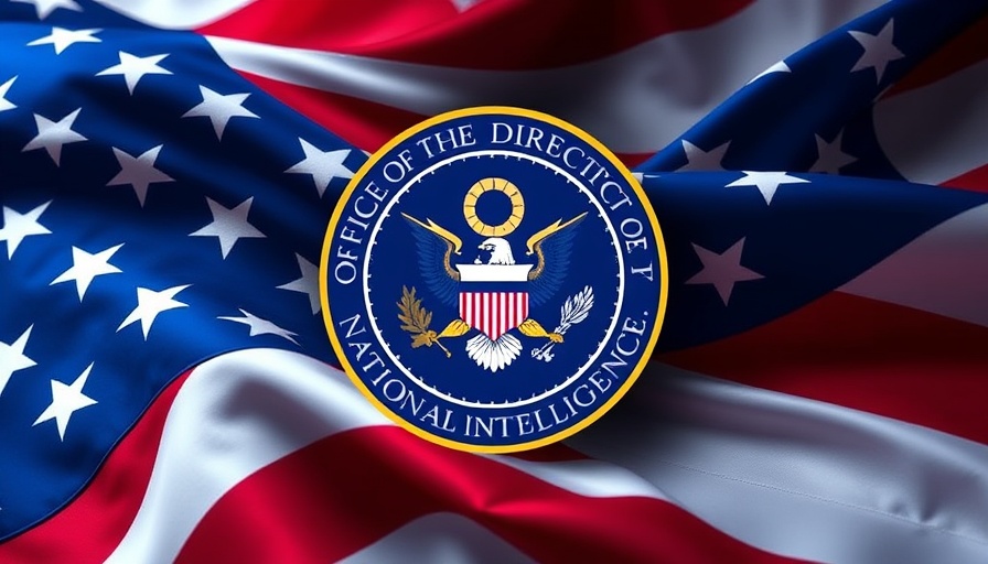 2025 ODNI Reform Act office seal on US flag backdrop.