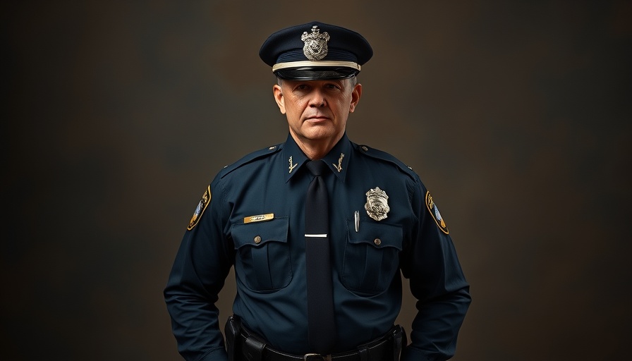 Portrait of Idaho State Police officer reflecting leadership change.