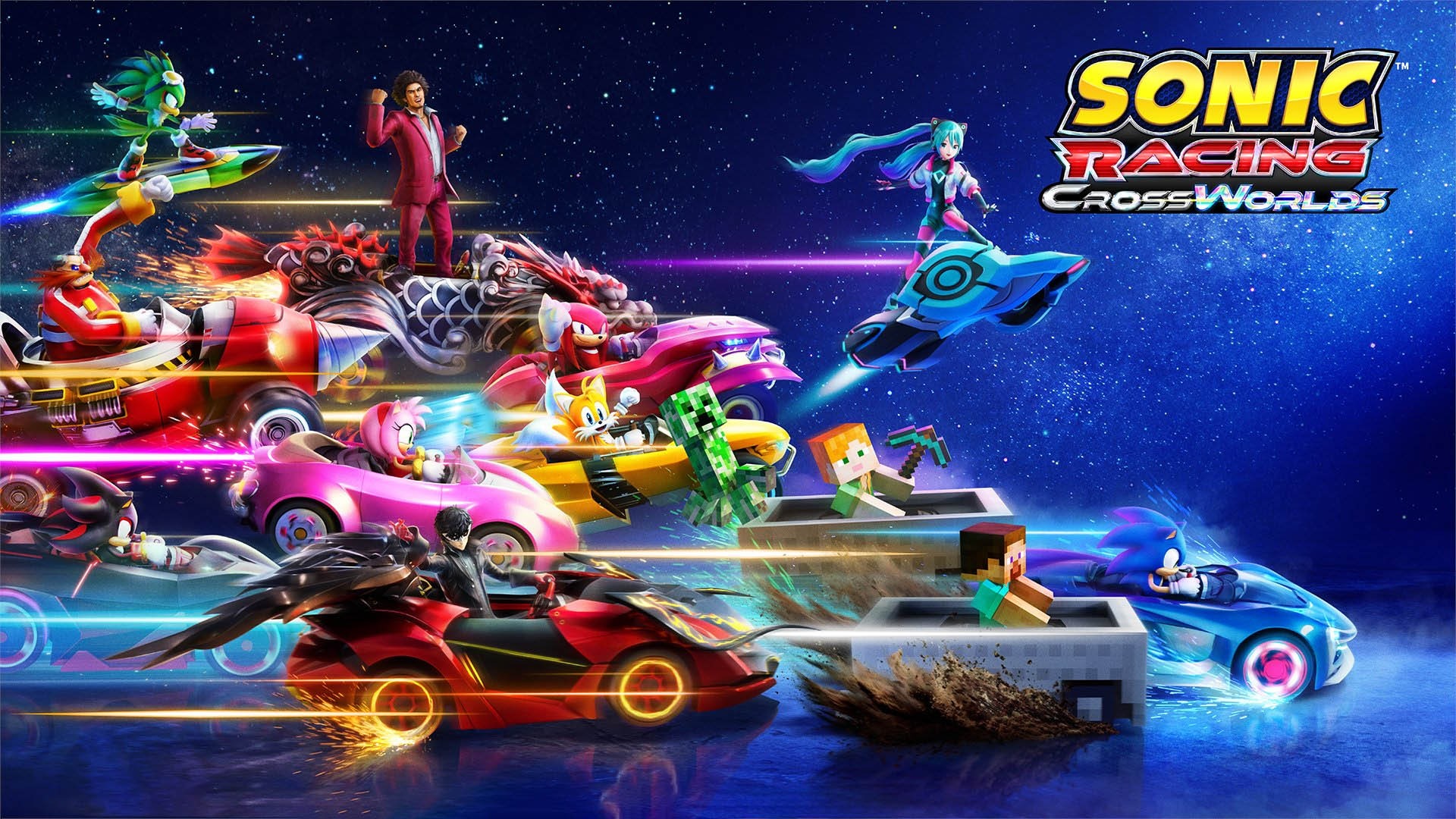 Sonic Racing Animation: Intense animated race scene